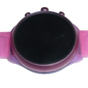 Fossil Sport Smartwatch Pink Purple Silicone Band Wear OS DW9F1 41mm